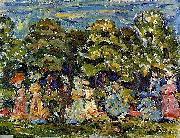 Maurice Prendergast Summer in the Park oil